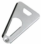 Westmark Vielzwecköffner mit Gummi-Lippe, Länge: 17 cm, Stahl/Gummi, Twist, Silber,  10502270