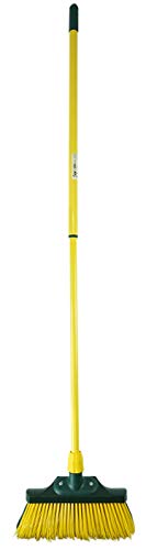 Novaliv Krallenbesen Set 30 cm Holz mit Teleskopstiel gebogenen Borsten Gartenbesen Straßenbesen Kehrbesen Laubbesen (1, 30 cm Besen mit Stiel)