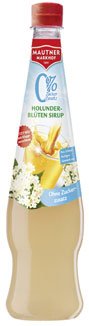 Mautner Markhof 0 % Holunderblüten-Sirup, ohne Zuckerzusatz - 0.7L - 2x