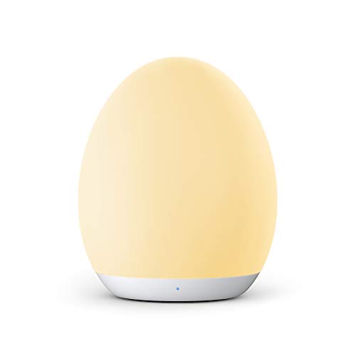 VAVA LED Nachtlicht für Kinder, Wiederaufladbare USB Silikon Kinder Lampe, Touch Control, dimmbar mit Warm-Licht & Farbwechsel Modi für Kleinkinder & Kinder, 1h Timer, Speicherfunktion