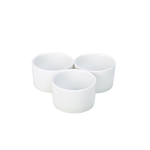Genware nev-ramcon8-w Royal modernes Glatte Auflaufförmchen, 8 cm (6 Stück)