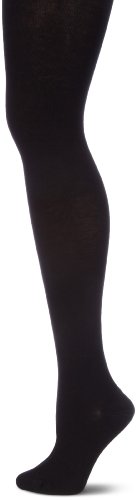 Hudson Damen Strickstrumpfhose, 025560 MONTANA, Gr. 40/42, Schwarz (Black 0005)