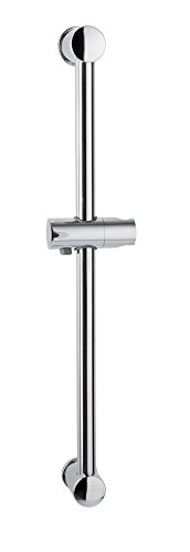 Brausestange Lago | 60 cm | Ø 25 mm | Wandstange | Duschstange | Brausehalter | Chrom