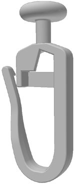 GARDINEUM 100 Gardinengleiter/Faltenlegehaken (406-7) 7 mm Gleiter Gardinenzubehör