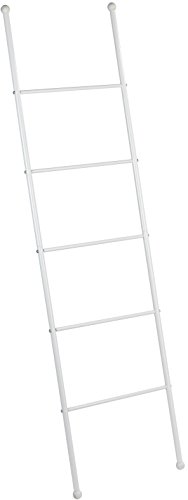 Wenko 22508100 Handtuchleiter Viva Handtuchhalter, Stahl, weiß, 3.5 x 43 x 156.5 cm