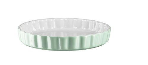 MÄSER, Serie Kitchen Time, Tarteform 27 cm, Rund Tortenform, Ofenform im 2er-Set, in der Farbe Grün