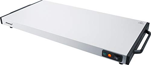 Steba Warmhalteplatte/Wärmespeicherplatte WP 130, Warmhaltefläche 60 x 30 cm, sehr kurze Aufheizzeit von max. 10 Min., auch mobil (stromlos) einsetzbar, mindestens 60 Min. Wärmeabgabe
