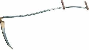 TRIUSO Klappsense 60cm mit Sensenbaum mähfertig