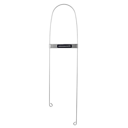 Bügel-Clou 00022 Bügelhilfe | Bekannt aus dem TV | Für Ärmel von Hemden, Blusen & Shirts | Verhindert Knittern und Falten | Spart Zeit | Edelstahl | Mit Magnet | Silberfarben