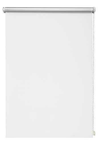 Thermo-Rollo Weiß 60x210 cm ohne Bohren Verdunkelungsrollo Seitenzugrollo Klemmrollo Blackout Silberbeschichtung