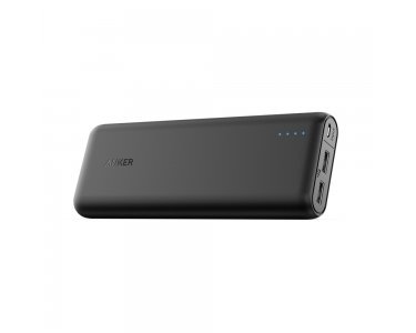 Anker PowerCore 20100mAh Externer Akku - kompakter als jemals zuvor - extrem hohe Kapazität 2-Port 4.8A Output Power Bank Ladegerät mit PowerIQ Technologie für iPhone, iPad, Samsung Galaxy und weitere (Schwarz/Matt)