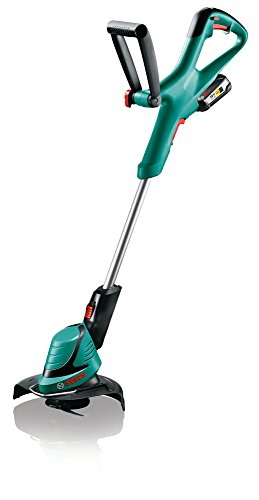 Bosch Akku-Rasentrimmer ART 23-18 LI (Akku, Schnellladegerät, Messer, Karton, Schnittkreis-Ø: 23 cm, 18 Volt System, 2,5 Ah)
