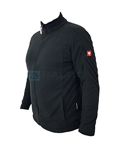 Engelbert Strauss e.s. microflece Jacke dryplexx micro Weiss/Schwarz/Grau (Schwarz, XXL)