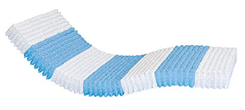 AM Qualitätsmatratzen 1000 Federn 7-Zonen Taschenfederkernmatratze 90x200cm - 25 cm Premiumhöhe - 1.000 Federn Matratze 90x200 cm - H3