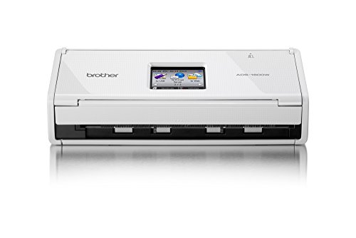 Brother ADS-1600W Duplex-Dokumentenscanner (1200 x 1200 dpi, USB 2.0, WLAN) weiß