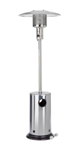 Gas Heizstrahler von Activa | Terrassenheizstrahler mit 12kW Heizleistung und wärmeverteilendem Aluminium Reflektor