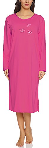 Merry Style Damen Langarm Nachthemd 91LW1