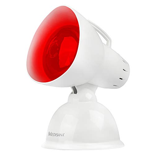 Medisana IR 100 Infrarot-Wärmelampe 100 Watt, Infrarotleuchte zur Verbesserung des Wohlbefindens, Wärmestrahler zur Enstpannung der Muskulatur