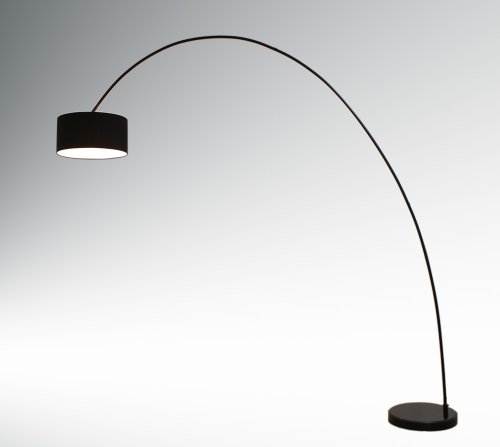 Bogenleuchte Elegant Arc black, Ausladung 222cm, Höhe 225cm, 10454