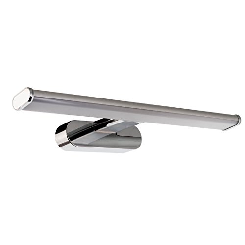 SEBSON LED Spiegelleuchte, Wandmontage, Spiegellampe Bad IP44, neutralweiß 4000K, 410x135x41mm, 8W, 600lm