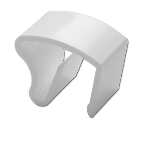 10 Stück Jalou-Klick - Klemmträger Kunststoff für Alu-Jalousien - Farbe: weiss - Aluminiumjalousien - Jalousien - Alu Jalousien (10er Set = 10 Stück Klemmträger)