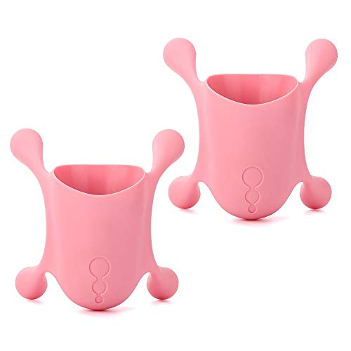 Axroad Mall Wandbehang PP Eimer Blumenhalter Magie Kreative Kleine Blumentöpfe Wandspeicher Mini Blumentöpfe Moderne Hanging Pflanzer (Color : Pink)