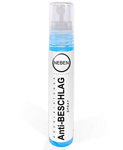 NEBEN Innovation Hochleistungs Anti-BESCHLAG Spray für Taucherbrillen Skibrillen und Brillengläser