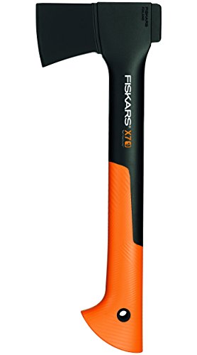 Fiskars Universalaxt X7-XS, 3D surface, schwarz / orange, 1,3 x 35,5 x 3,3 cm