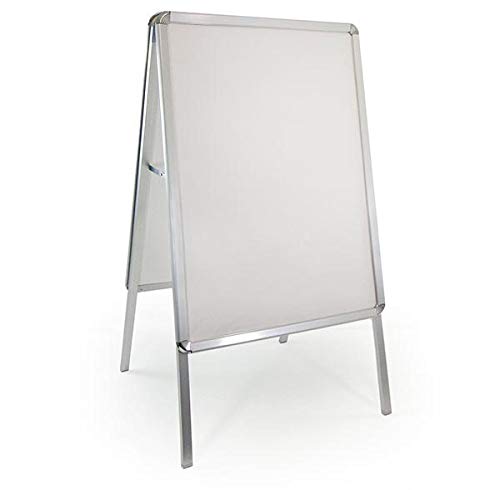 Tenzo-R 37438 A1 Plakatständer Werbetafel Alu Aufsteller doppelseitig klappbar mit Folien