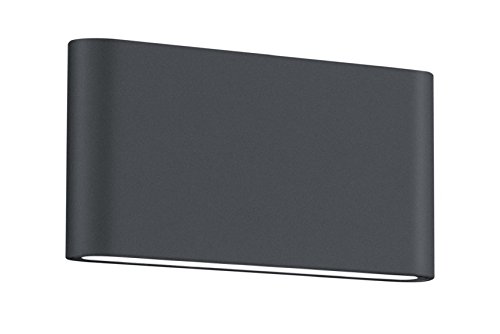 Trio Leuchten LED Außenleuchte Thames II 227660242, Aluminium anthrazit, 2 x 4.5 Watt