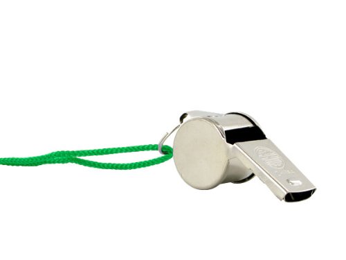 Metall-Trillerpfeife am Band