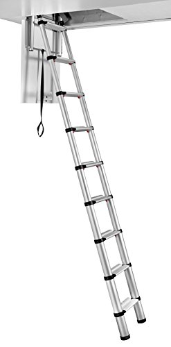 Telesteps 60617 Teleskop Dachbodenleiter Loft Mini, 2,45 m Höhe