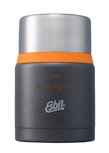 Esbit Foodbehälter 'FJ750' - 0,75 L hammerschlag, mit Namensgravur