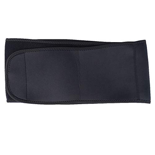 AGIA TEX Germany Motorrad-Nierengurt - elastischer Nierenwärmer aus Neopren M = 70-85 cm Bauchumfang Schwarz