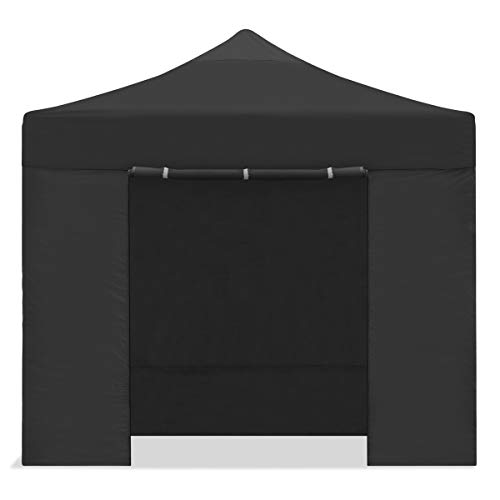 Mc Haus CARPLE-3X3 Faltpavillon, 3 x 3 m, faltbar, wasserdicht, Schwarz