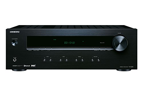 Onkyo Stereo Receiver, TX-8220-B, Hifi Verstärker 100 Watt/Kanal, Multiroom, Bluetooth, Streaming, DAB+/FM/RDS-Radio, MM-Phono-Vorverstärker für Plattenspieler, Schwarz, 1500513