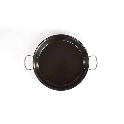 Paellapfanne Induktion 36 cm Bratpfanne Paella Pfanne (Servierpfanne, Induktionsgeeignet, Carbonstahl, Antihaftbeschichtung)