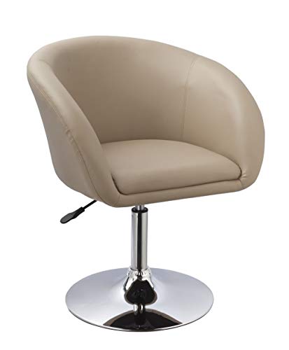 Duhome Sessel höhenverstellbar Esszimmerstuhl Kunstleder Clubsessel Coctailsessel Lounge Sessel Farbauswahl - TYP 440