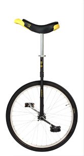 QU-AX Einrad Luxus 61 cm (24 Zoll), schwarz