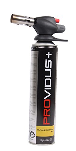 22 mm Piezo-Flame Universalbrenner mit Schraubkartusche (Hartlötbrenner Gaslötgerät Überkopfbrenner)