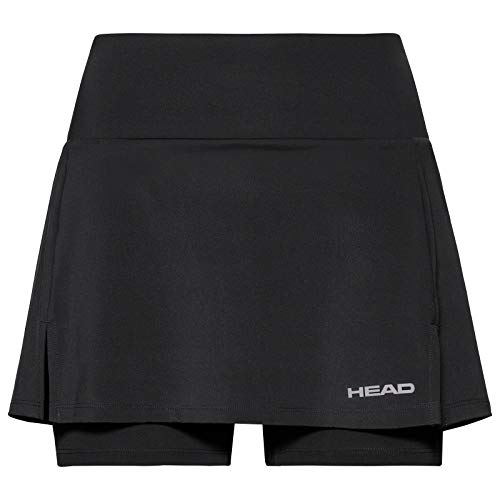 HEAD Damen Club Basic Skort S Schwarz