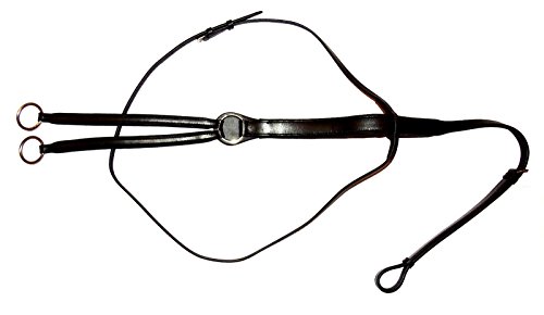 Wogati Martingal/Springen / Hilfszügel/Leder / Schwarz/Warmblut