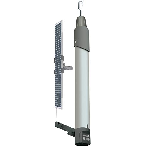 Schellenberg 20264 Smart Home Funk-Markisenantrieb Premium mit Solarpanel, Akku und Netzteil