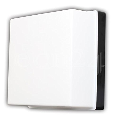 Wandleuchte als Hausnummernleuchte 23x23 cm