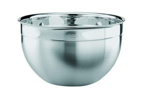 RÖSLE Schüssel hoch Ø 20 cm, Edelstahl 18/10, Profiqualität, spülmaschinenfest