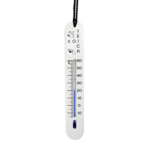 Koi , Fisch , Garten , Teich Thermometer Analog mit Schnur ca. 0,5m lang