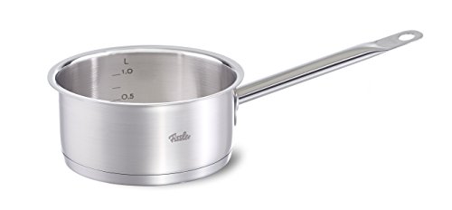 Fissler Stielkasserolle original-profi collection 16 cm Durchmesser, 1.4 Liter/rund/Edelstahl Kochtopf/Kasserolle/Induktion mit Deckel/084-153-16-100/0