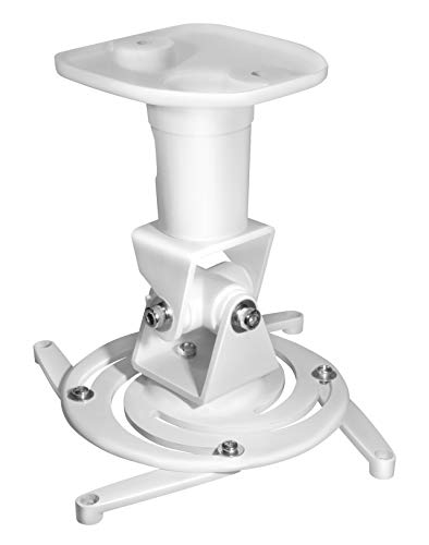 My Wall H16-1WML, Deckenhalterung Beamer (Belastbarkeit 15kg, Deckenabstand: 225mm) weiß