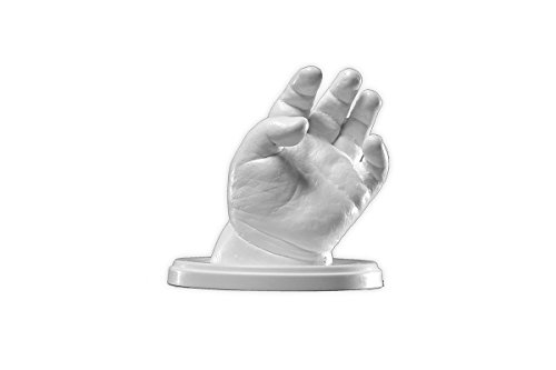 3D Baby Abformset | 0-6 Monate & max. 6 Modelle | Handabdruck, Fußabdruck, Gipsabdruck | Muttertagsgeschenk basteln