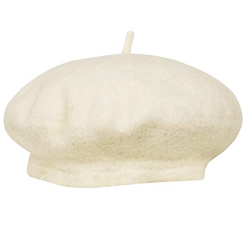 Trixes Französische Baskenmütze in modischem Pink klassishe Beige Künstlermütze